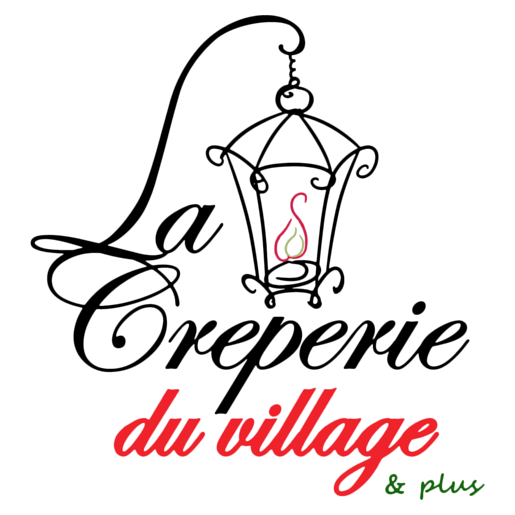 Logo La Crêperie du Village et plus Blanc